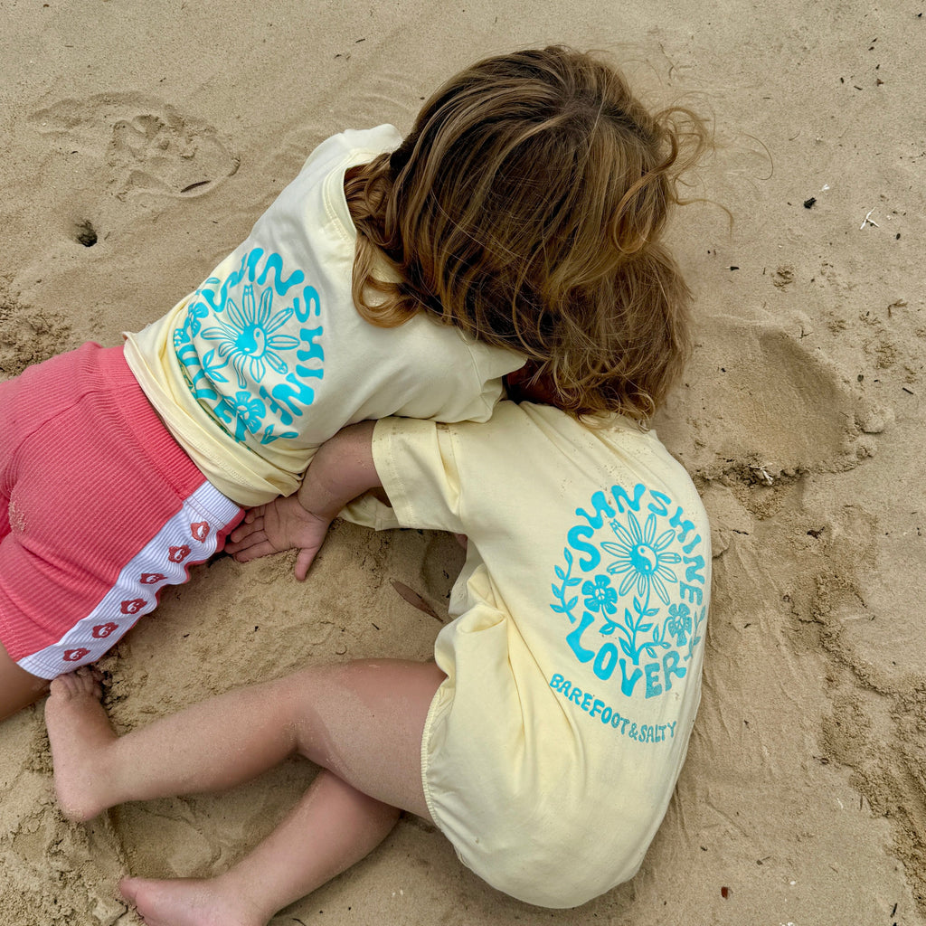 surf clothing, surf clothes Australia, baby beach clothes, salty, oversized t shirt, oversized tee, surf clothes, retro surf tee, vintage style tee, australian surf fashion, women owned surf brand, small business surf brand, surf shirt, screenprint shirt, surf tee, surf top, surf brand Australia, beach clothes, salty, vintage surf clothes, retro surf clothes, surf shop, sunshine Coast, sunshine Coast small business, surf shop sunshine coast