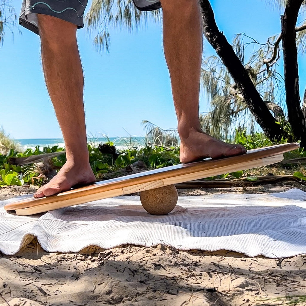Balance Board With Sphere Balance boards – Barefoot and Salty